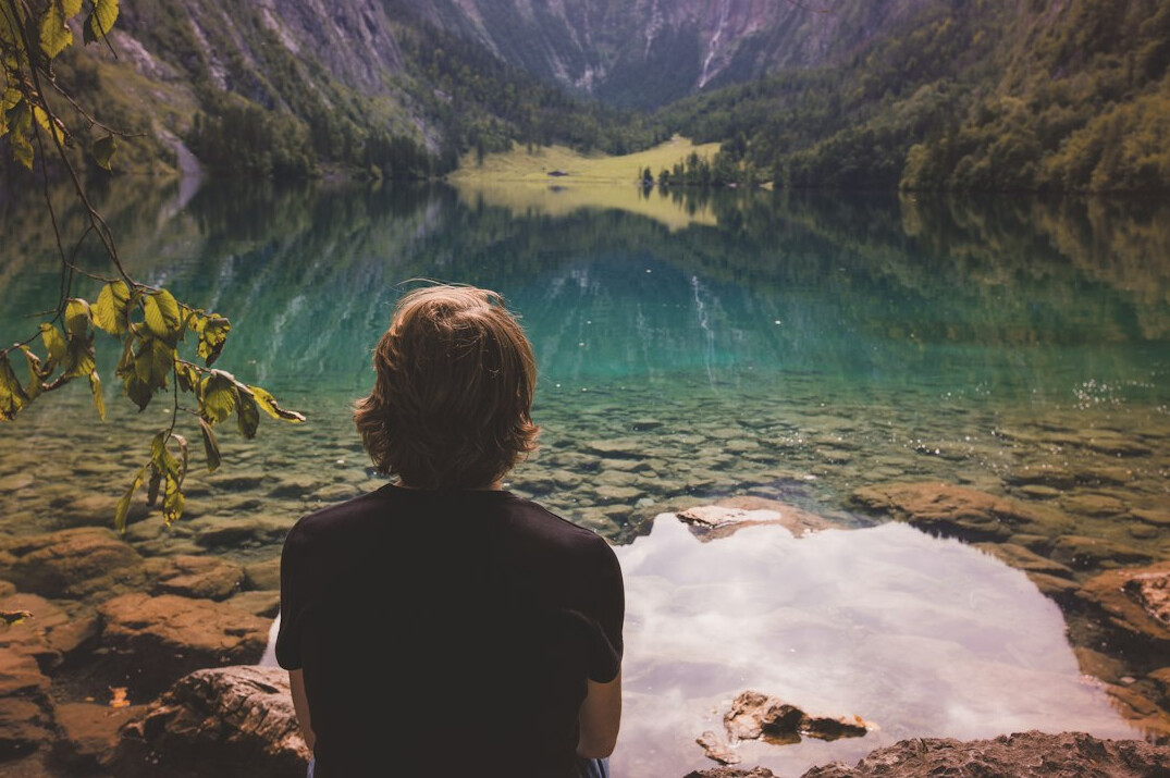 person reflecting on daily life