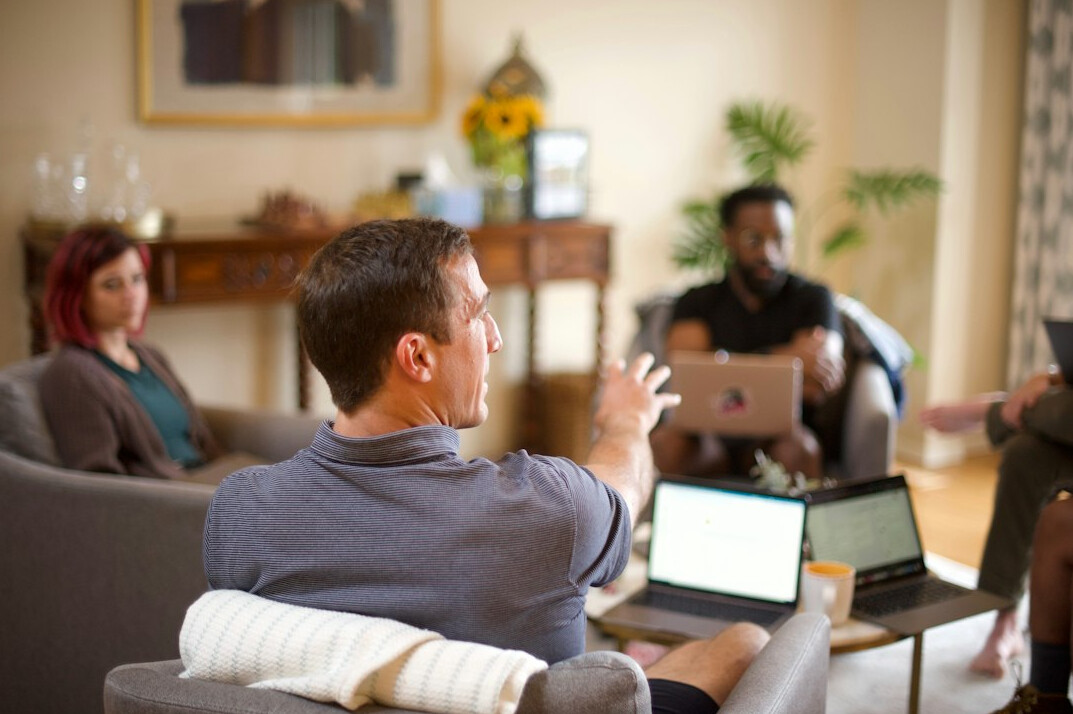 diverse people in meeting